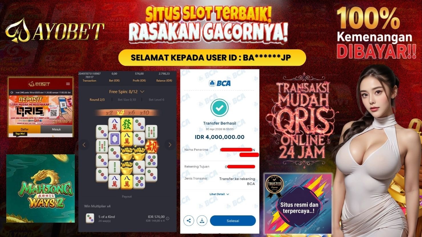 AYOBET JACKPOT SLOT MAHJONG WAYS 2